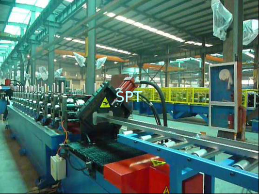 Cold Roll Forming Fence Post Roll Forming Production Line 8000*1200*1500mm for Posts