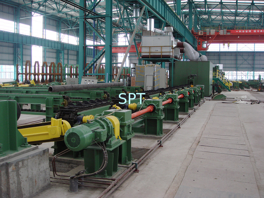 High Capacity external pipe coating machine with Induction Heating PLC Control System